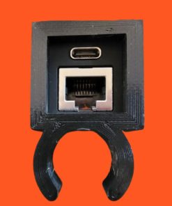 Alternative view of Mevo POE Mount (3D Printed)