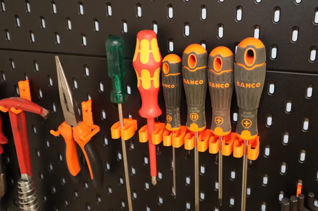 Skadis Wall-Mounted Screwdriver Organizer - The Product Pit