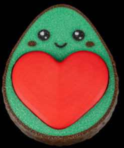Avocado Heart Clicker – Adorable Fidget Toy