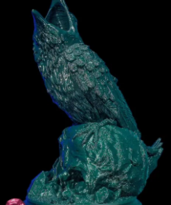 Majestic Ravens Feast Dice Tower Tabletop Centerpiece