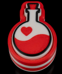 Love Potion Clicker – Heart-Shaped Potion Bottle Fidget Toy