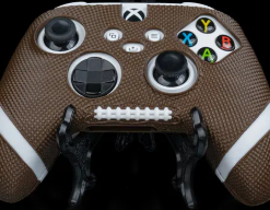 Textured Brown Football Xbox Controller Cover Grip Skin