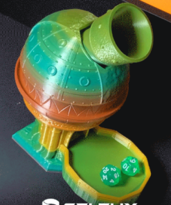 Industrial Steampunk Dice Randomizer I Tabletop Tower