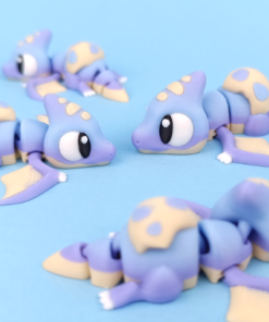 Whimsical Articulating Baby Pterodactyl Fidget Figurine Set