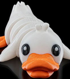 Charming Articulating Baby Duck Fidget Figurine Collectible