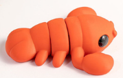 Bright Articulating Baby Lobster Fidget Figurine Collectible