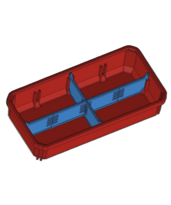 Alternative view of Rectangle Divider Set Compatible with Milwaukee Packout Low Profile Organizer