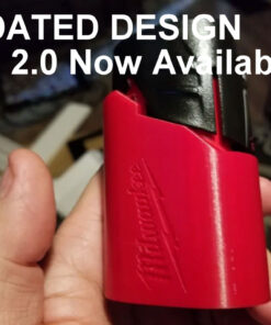 Milwaukee M12 Lock In Battery Holder - Compatible with Milwaukee Tools