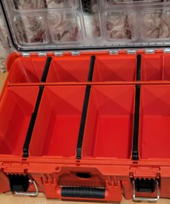 Alternative view of Milwaukee Packout Deep Organizer Compatible Bins - Full Height - No Dividers