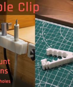 Strong Locking Cable Clip Compatible with Milwaukee DeWalt Makita Tools