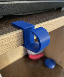 Desk Cable Clip Compatible with Milwaukee Packout and Other Tool Systems