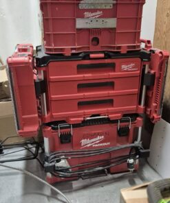 Packout Side Mount Slots with Rail Compatible with Milwaukee Packout