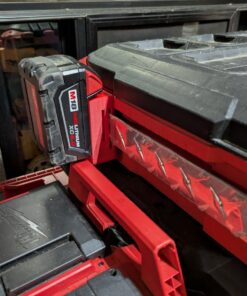 Alternative view of Packout Rail Battery Mount Compatible with Milwaukee Packout