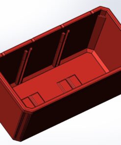 Alternative view of Milwaukee Packout Compatible Organizer - 3 Cavity Divided Rectangular Bin