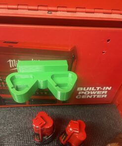 Milwaukee Dual M12 Battery Holder Compatible with Milwaukee Tools