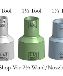 Shop-Vac Tool Adapters Compatible with Shop-Vac 2½" Hose