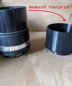 4" Dust Right Quick Connect Compatible with DeWalt Planer Port Adapter