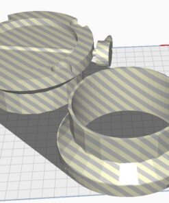 Alternative view of 4" Dust Collection Quick Connect Compatible with CNC Machines