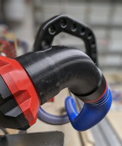 Alternative view of 4" Magnetic Dust Collector Compatible with Milwaukee Dust Collection Systems