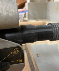 Alternative view of Dust Collection Port Adapter Compatible with DeWalt DW719 Miter Saw