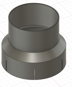 Alternative view of Dust Port Adapter Compatible with Delta RC-33 Planer