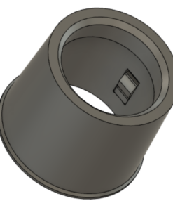 Dewalt Airlock Compatible Push-Fit Adapter for 2.5 Shop Vacuum Hose