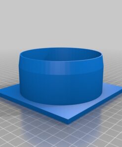 Alternative view of 4 Inch Dust Port Spacer Compatible with Various Woodworking Systems