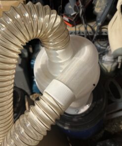 Alternative view of Cyclon Dust Collection 60mm Spiral Hose Adapters Compatible with Various Brands