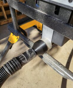 Table Saw to Shop Vac Adapter Compatible with DeWalt and Ridgid